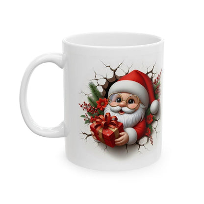Christmas santa 3d mug - perfect for hot drinks - cup, drinkware reusable tumblers reuse washable bottles ceramic coffee xmas mugs tea festi