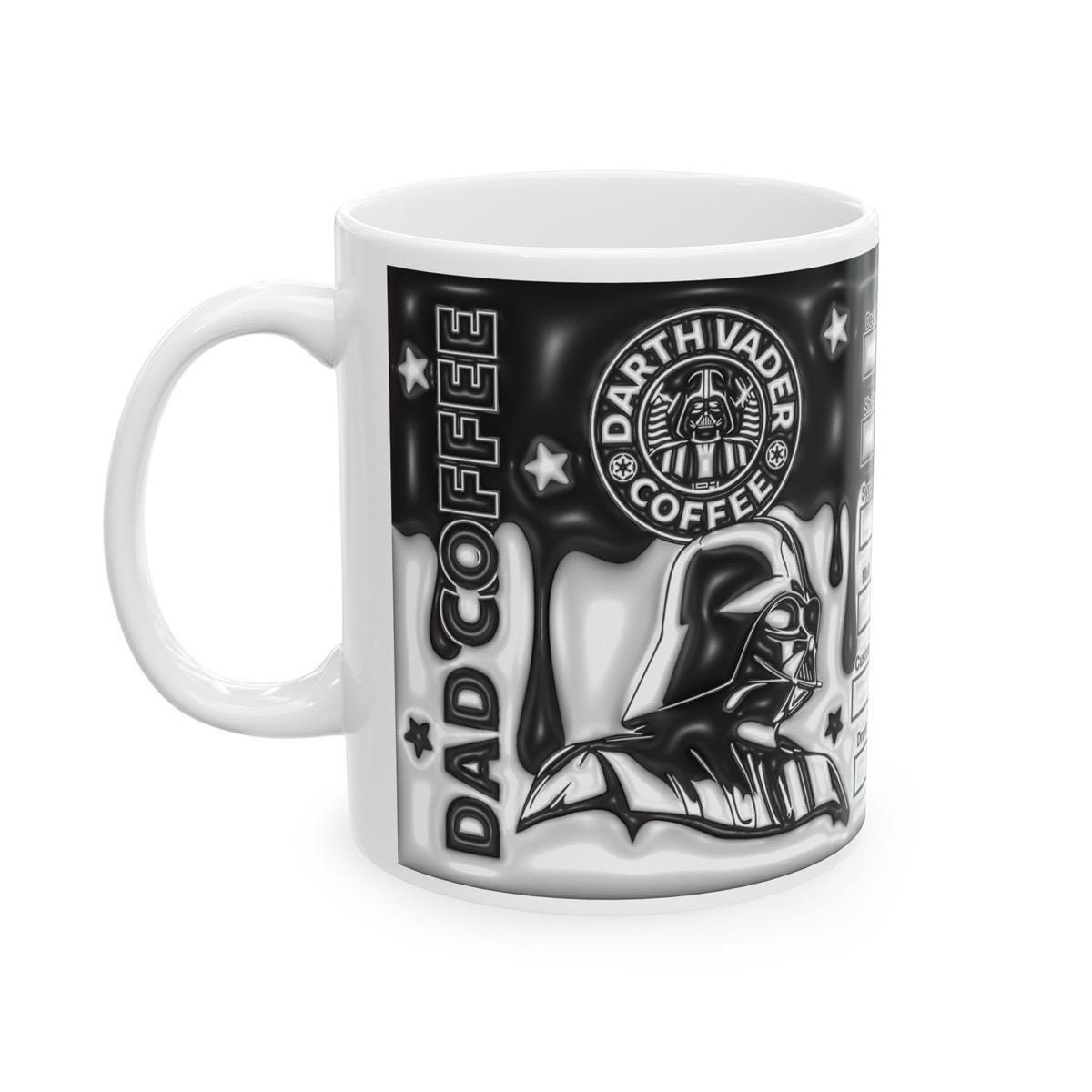 Vader style mug gifts - perfect for coffee and tea lovers - drinkware, cup tumblers bottles washable reusable ceramic reuse