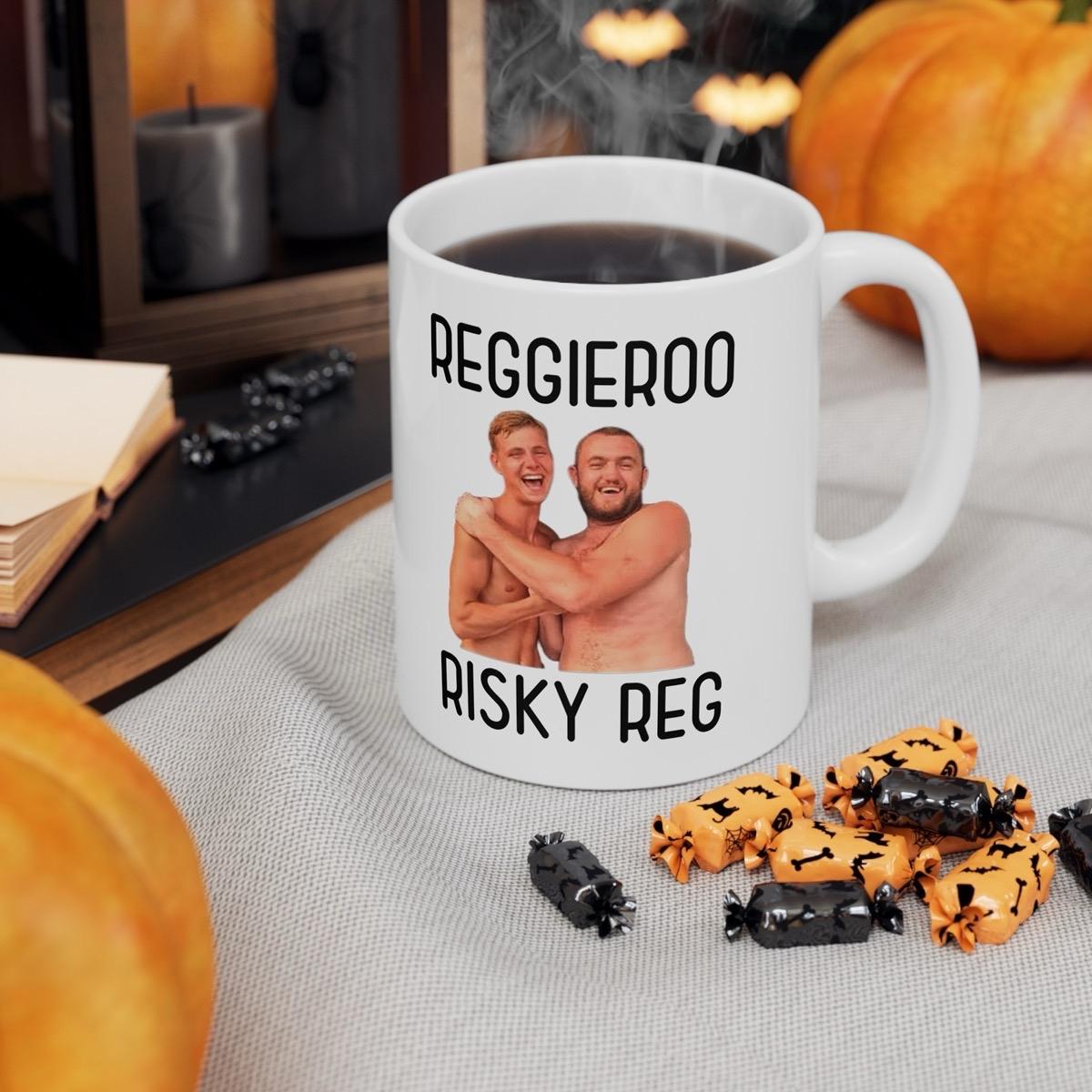 Mashtag reg mug - perfect for your morning drinks - drinkware coffee cup tea reuse reusable washable ceramic tumbler xmas mugs mean festive