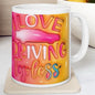 I love driving topless funny mug - perfect for coffee and tea - drinkware, cup tumblers washable bottles reusable ceramic reuse gifts rude m