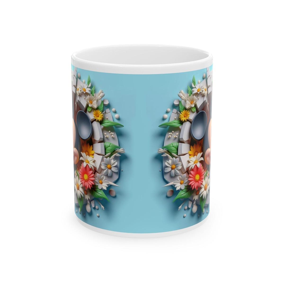 Mickey style 3d mug - christmas ceramic drinkware for hot and cold beverages cup tumblers bottles coffee reuse reusable washable secret sant