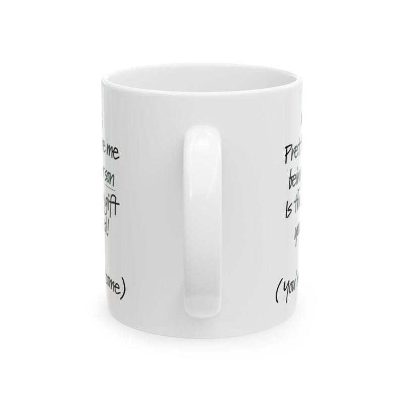 Funny mother’s day mug from son - mum gift - perfect gift for mum - cup, drinkware tumblers washable bottles reusable ceramic reuse funny
