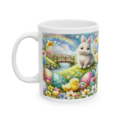 Easter bunny mug - cute gift - perfect for hot drinks - drinkware, tumblers cup bottles reusable washable portable reuse ceramic coffee east