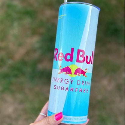 Red bull tumbler 20oz - summer style perfect for on-the-go hydration - vacuum flask - cup drinkware mug bottles water bottles bottled portab