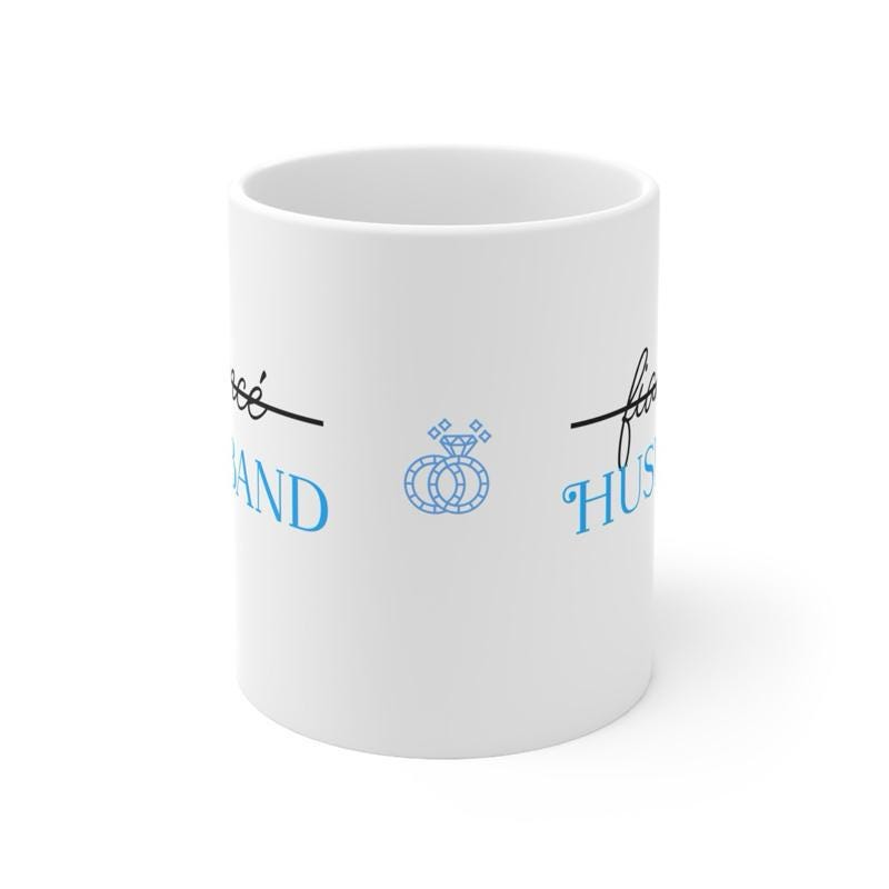 Fiancé husband mug engagement engaged - drinkware tumblers reuse washable bottles ceramic coffee reusable mugs gifts marriage wedding  coup