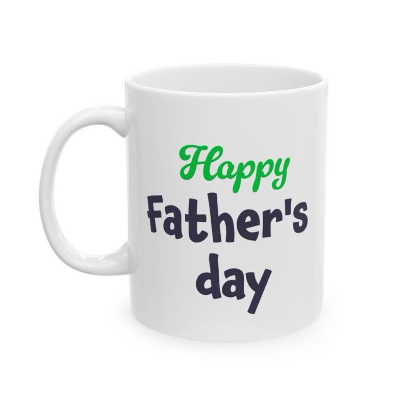 Father’s day funny dad mug - ceramic coffee tumbler drinkware reusable washable reuse cup mugs drew novelty fathers day dad him fun gifts