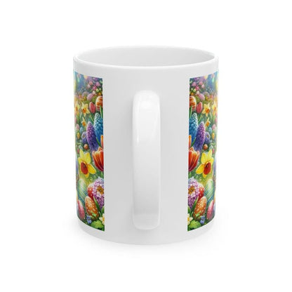Easter bunny mug - cute gift - perfect for hot drinks - drinkware, tumblers cup bottles reusable washable portable reuse ceramic coffee east