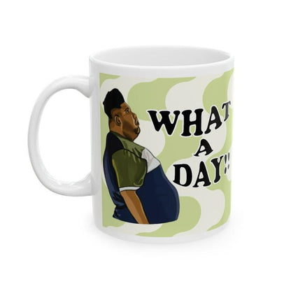 What a day mug harvey price mug - funny gift for coffee lovers - drinkware, tumblers funny mugs funny gifts 11oz washable reusable ceramic r