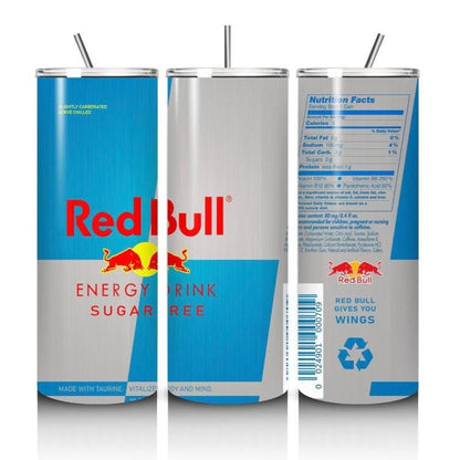 Red bull tumbler 20oz - summer style perfect for on-the-go hydration - vacuum flask - cup drinkware mug bottles water bottles bottled portab