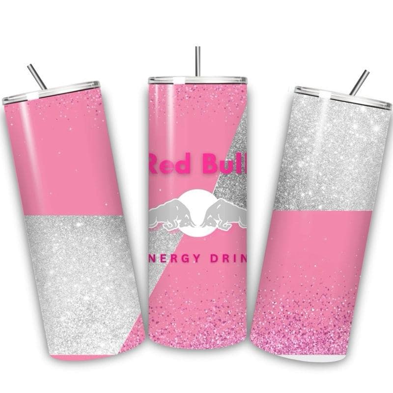 Red bull tumbler 20oz - pink style perfect for on-the-go hydration - vacuum flask - cup drinkware mug bottles water bottles bottled portable