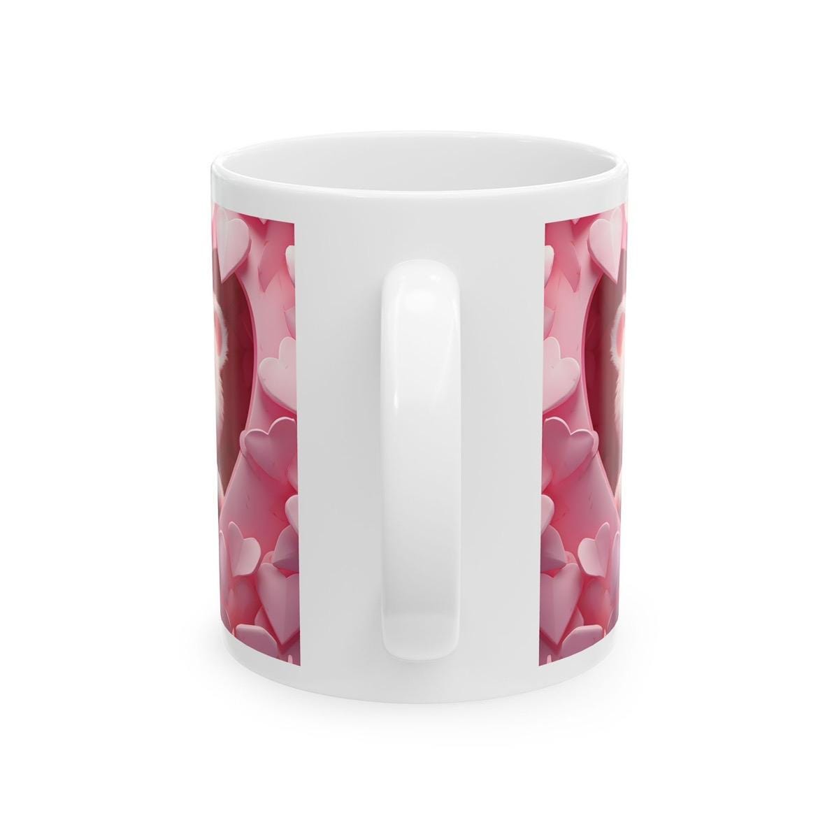 Sweetheart bear mug 3d style - perfect gift for christmas, birthdays, and secret santa - drink, drinkware valentines girlfriend boyfriend wi