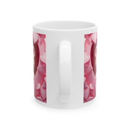 Sweetheart bear mug 3d style - perfect gift for christmas, birthdays, and secret santa - drink, drinkware valentines girlfriend boyfriend wi