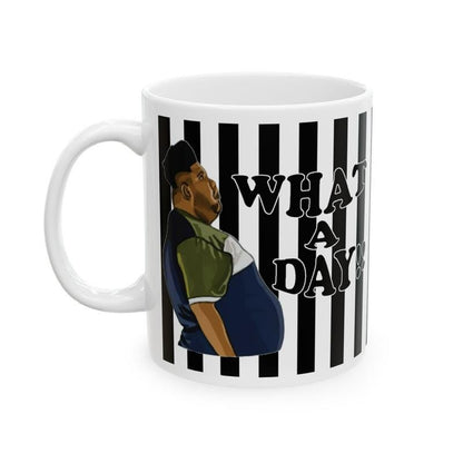 What a day mug harvey price mug - funny gift for coffee lovers - drinkware, tumblers funny mugs funny gifts 11oz washable reusable ceramic r