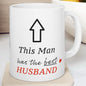 Funny cute mug - perfect valentine's day gift for a great husband - drinkware - tumblers cup washable reusable ceramic reuse coffee heart va