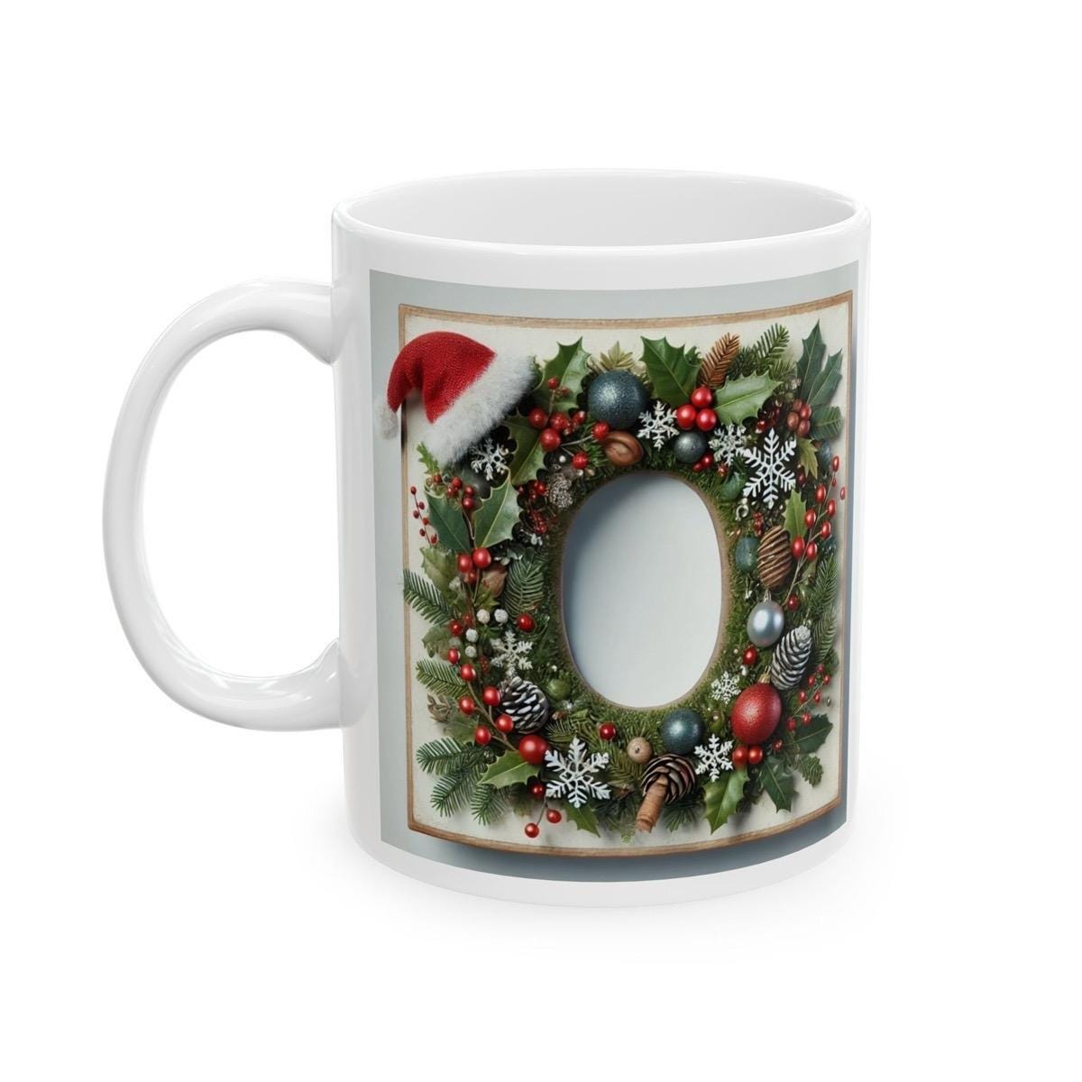 Personalised 'o' edition christmas mug - unique gift for xmas - stocking filler - drinkware washable reusable reuse ceramic cup tumbler coff