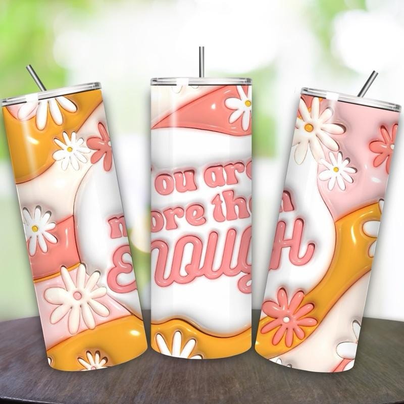 Cute gift mental health 20oz tumbler style - perfect for any occasion drinkware flasks mug bottles water bottles bottled stylish beverage po