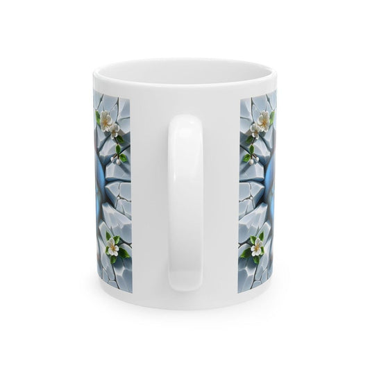 Cute puppy dog mug - xmas style gift - perfect for coffee and tea - cup, drinkware tumblers washable ceramic reusable reuse bottles mugs