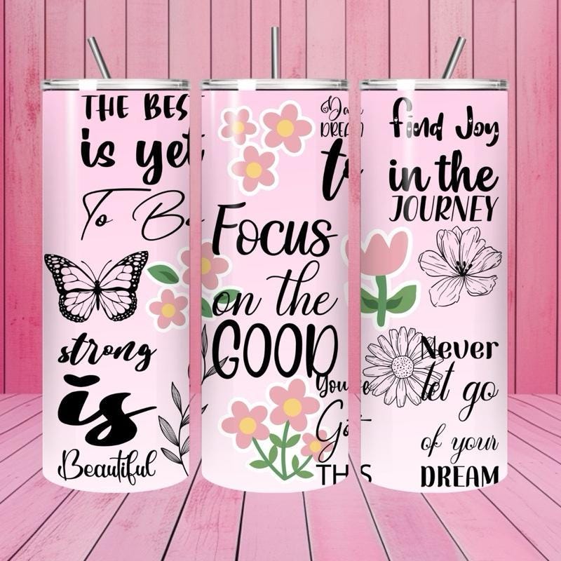 Self love mental health cute girly 20oz tumbler - perfect for your drinkware needs - cup mug flasks bottles water bottles bottled portable m