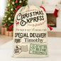 Large Premium Personalised Christmas Sack – Christmas express special delivery design - Santa Gift Bag – Custom Name – Kids & Adults - Personalised Christmas stocking 64cmx48cm