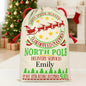 Large Premium Personalised Christmas Sack – North Pole delivery services design - Santa Gift Bag – Custom Name – Kids & Adults - Personalised Christmas stocking 64cmx48cm