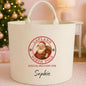 Personalised santa Lapland special delivery trug kids gifts storage Felt Trug basket, perfect gifts boys girls mum dad kids gift storage basket trugs toy storage Xmas eve gift Lightweight Organiser Artwork Chocolate stocking filler Father Christmas
