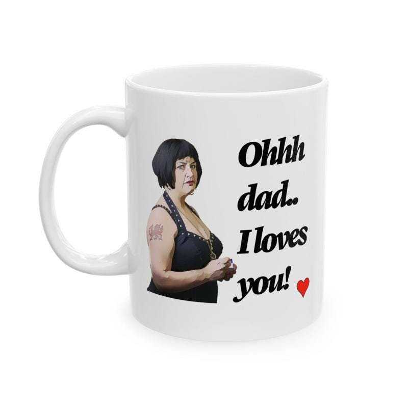 Nessa gavin and stacey father’s day funny dad mug - ceramic coffee tumbler drinkware reusable washable reuse cup mugs drew novelty fathers