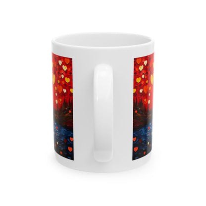 Cute sunset mountain mug - perfect gift for boyfriend or girlfriend - xmas christmas or valentine's gift - tumblers, drinkware cup reusable
