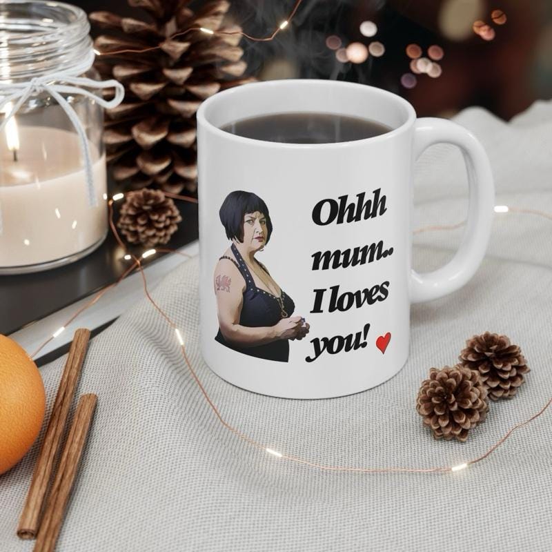 Ohh mum i loves you funny mug for mother's day or birthday - perfect gift for mum - cup, drinkware tumblers washable bottles reusable cerami