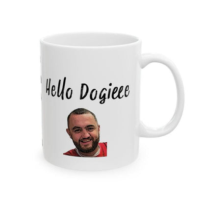 Hello doggie mug mashtag brady hello doggy mug - perfect for drinks - cup, drinkware washable reusable tumblers reuse ceramic coffee bottles