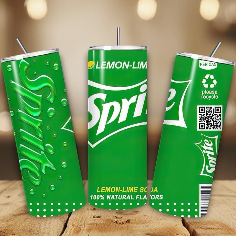 Sprite tumbler 20oz - green style perfect for on-the-go hydration - vacuum flask - cup drinkware mug bottles water bottles bottled portable