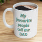 Cute funny father’s day dad mug - ceramic coffee tumbler drinkware reusable washable reuse cup mugs drew novelty fathers day dad him fun g