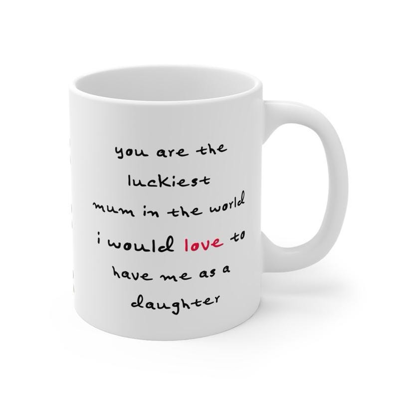 Funny cute mother’s day mug gift - perfect for coffee and tea - drinkware, cup tumblers washable ceramic reusable bottles reuse mothers ad
