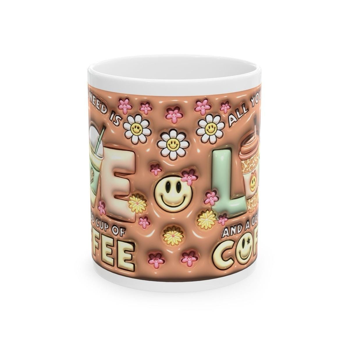Cute mug for coffee lovers - all you need is a good cup of coffee drinkware tumbler washable ceramic reusable reuse tea mugs xmas mean festi