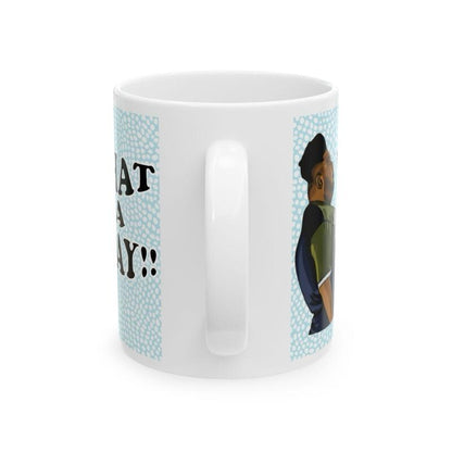 What a day mug harvey price mug - funny gift for coffee lovers - drinkware, tumblers funny mugs funny gifts 11oz washable reusable ceramic r