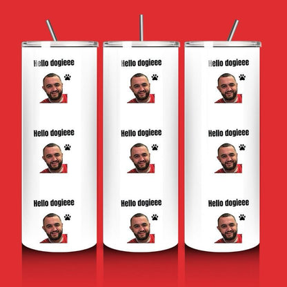 Mashtag tumbler 20oz hello doggie mashtag brady hello doggy drinkware flask portable stylish coffee bottle bottled water bottles heat resist