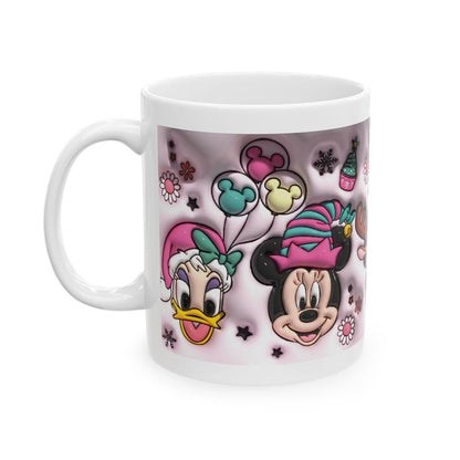 Cute stocking filler mug xmas goofy secret santa gift - perfect christmas gift drinkware washable tumbler reusable reuse cup coffee ceramic
