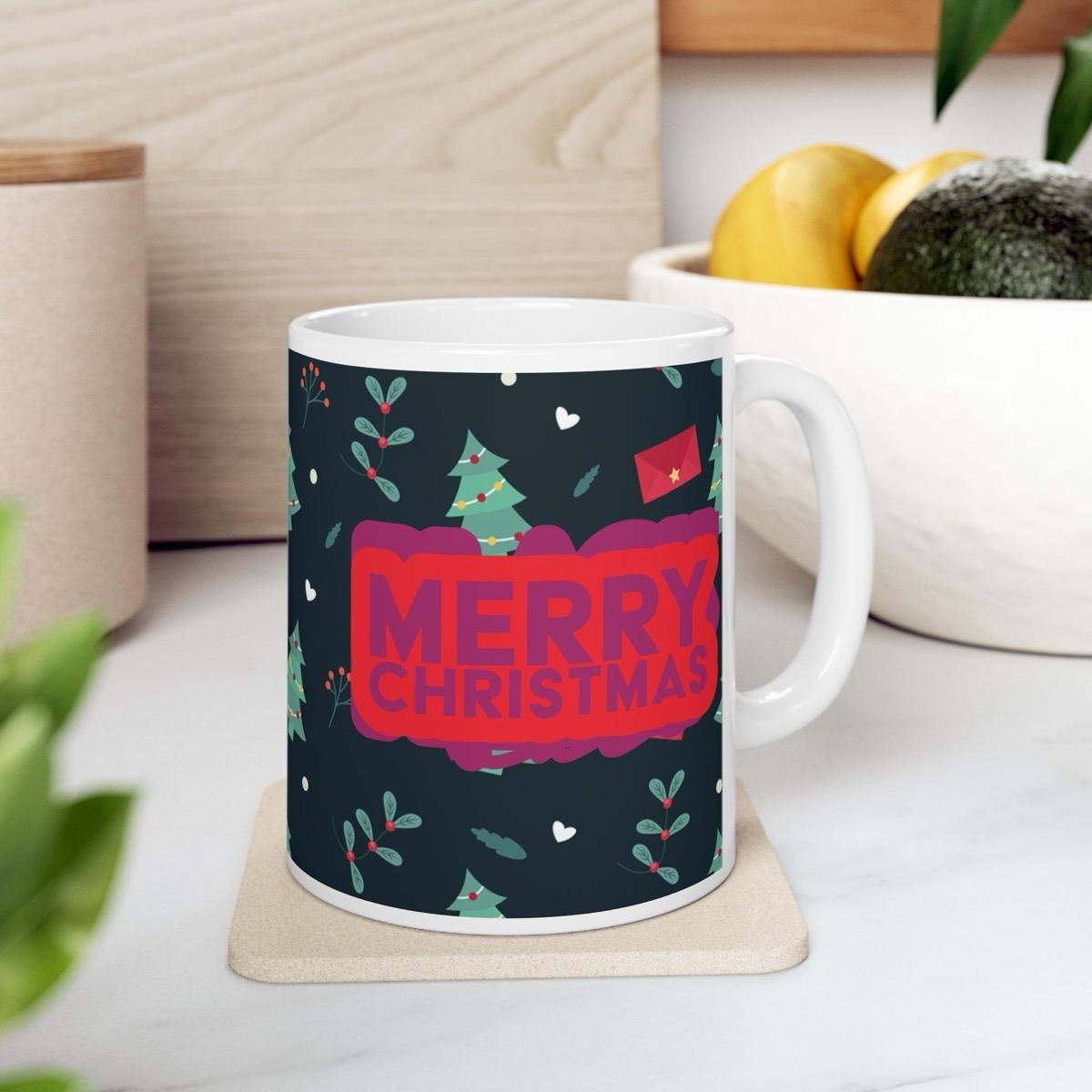 Cute xmas mug merry christmas mug for festive beverages - drinkware reusable washable reuse tumbler cup ceramic coffee tea xmas mugs secret