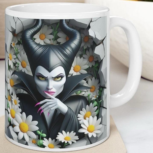 Scary witch  style 3d mug - christmas gift secret santa for coffee lovers - drinkware, reusable classic cup tumbler washable reuse ceramic x