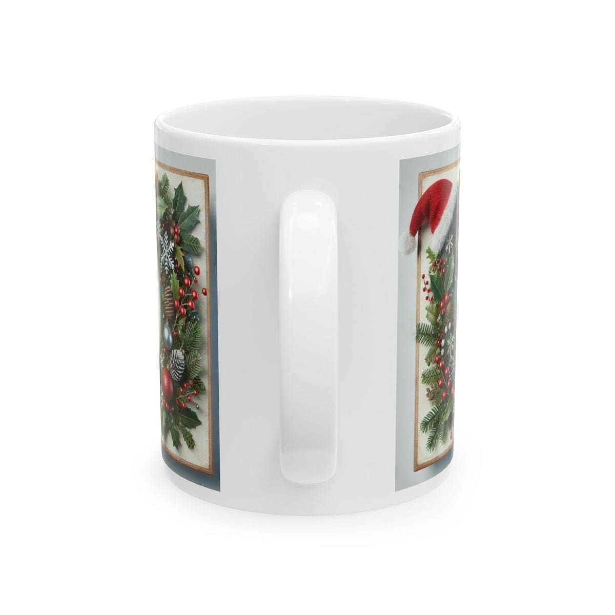 Personalised 'o' edition christmas mug - unique gift for xmas - stocking filler - drinkware washable reusable reuse ceramic cup tumbler coff