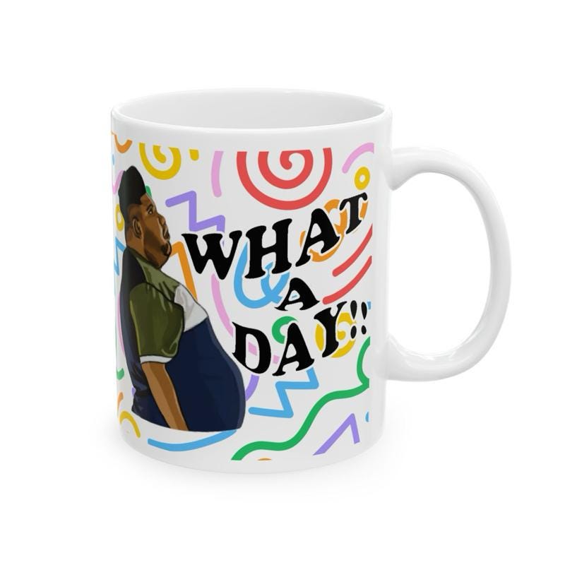 What a day mug harvey price mug - funny gift for coffee lovers - drinkware, tumblers funny mugs funny gifts 11oz washable reusable ceramic r
