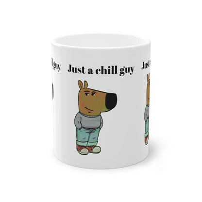 Funny i’m just a chill guy mug - perfect secret santa stocking filler gift for christmas drinkware washable reusable reuse ceramic tumbler