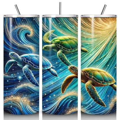 Turtle tumbler 20oz - perfect for on-the-go hydration - vacuum flask - cup drinkware mug bottles water bottles bottled portable gifts