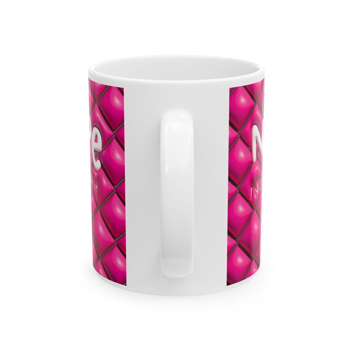 Nope not today - funny mug gifts - perfect for hot and cold drinks - tumblers, drinkware cup reusable washable ceramic coffee reuse rude mug