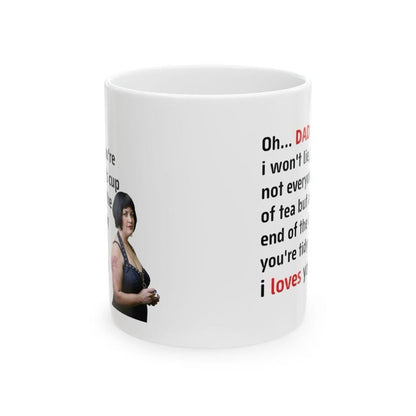 Nessa gavin and stacey father’s day funny dad mug - ceramic coffee tumbler drinkware reusable washable reuse cup mugs drew novelty fathers