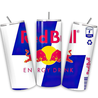 Red bull tumbler 20oz - perfect for on-the-go hydration - vacuum flask - cup drinkware mug bottles water bottles bottled portable gifts insu