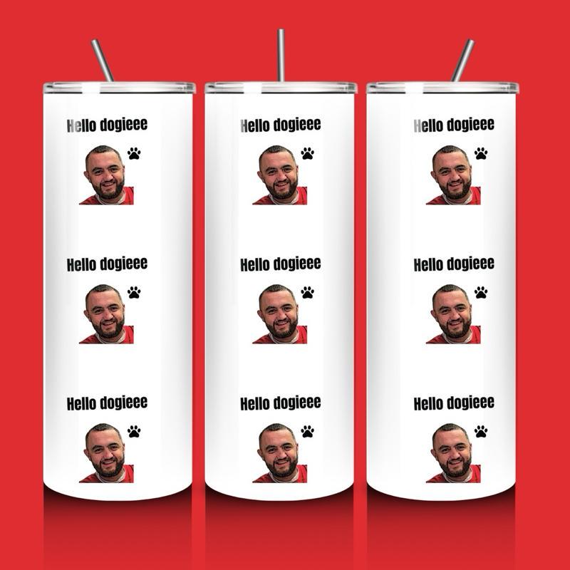 Mashtag tumbler 20oz hello doggie mashtag brady hello doggy drinkware flask portable stylish coffee bottle bottled water bottles heat resist