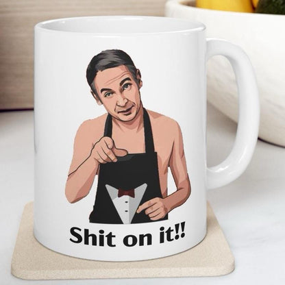 Funny mug - sh*t on it! mug - martin - great father's day gift - friday night dinner - funny mugs - funny gifts for father dad drinkware was