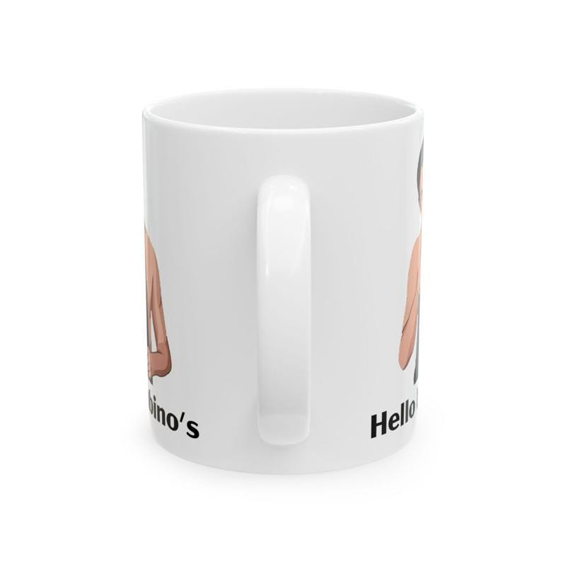 Funny mug hello bambino - martin - great father's day gift - friday night dinner - funny father’s day gifts mugs fun joke drinkware washab