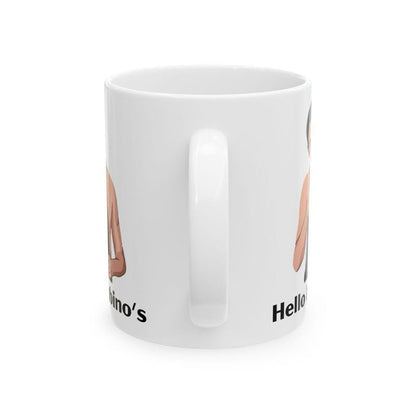 Funny mug hello bambino - martin - great father's day gift - friday night dinner - funny father’s day gifts mugs fun joke drinkware washab