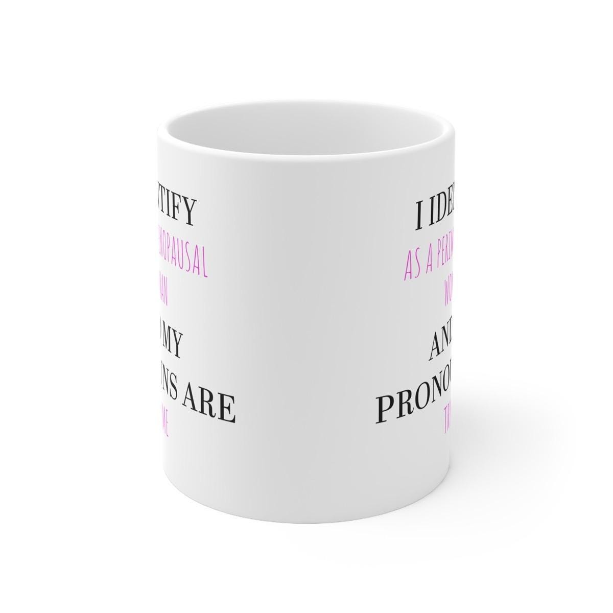 Funny mum gift mother’s day mug sarcastic funny perimenopause try/me mug - perfect for hot drinks - cup, drinkware tumbler reuse ceramic w